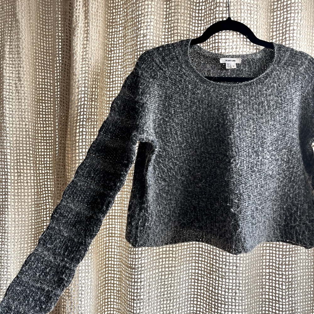 Helmut Lang cropped sweater